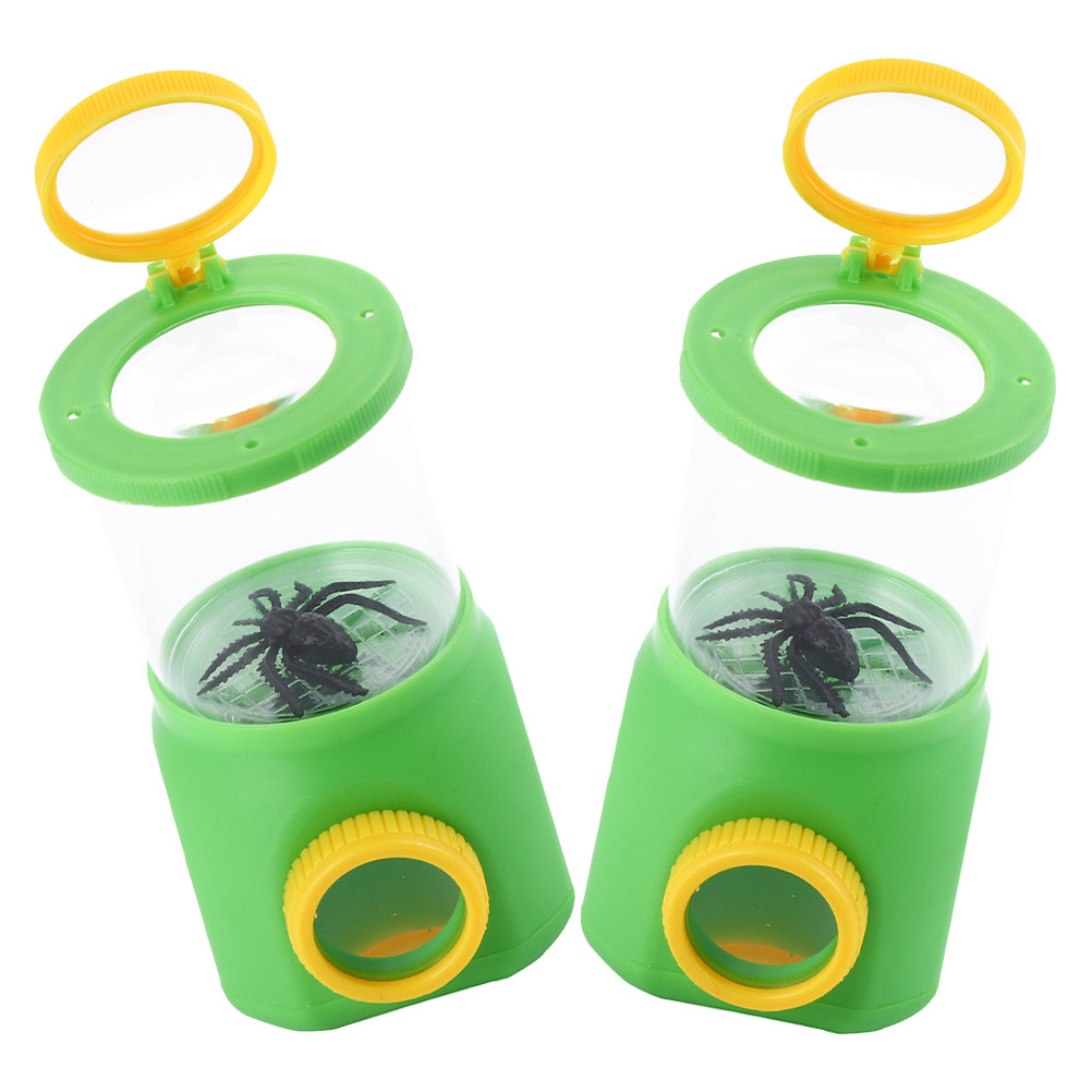 Kids Outdoor Explorer Set - 2Pcs Insect Observation Boxes Portable Sturdy