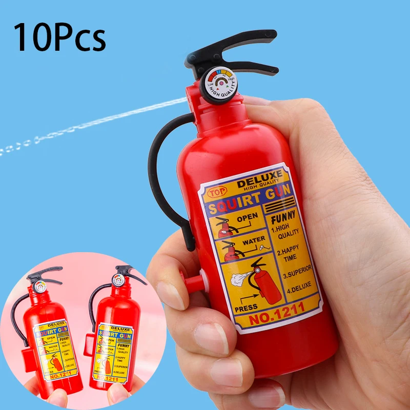 Water Gun Soaker - 10Pcs Creative Mini Fire Extinguisher Water
