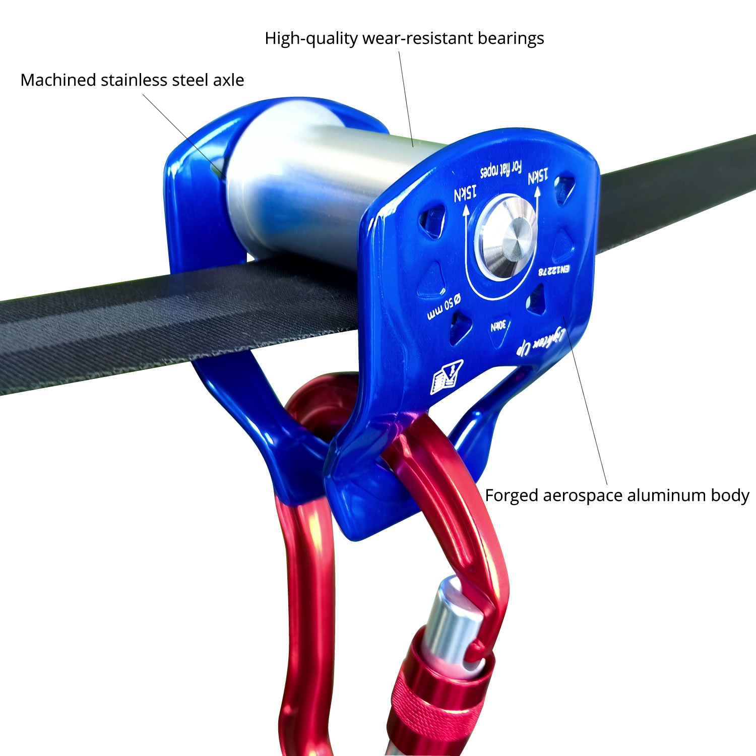 Outdoor 30 KN Zipline Pulley S - Kids Outdoor Zipline recension och pris
