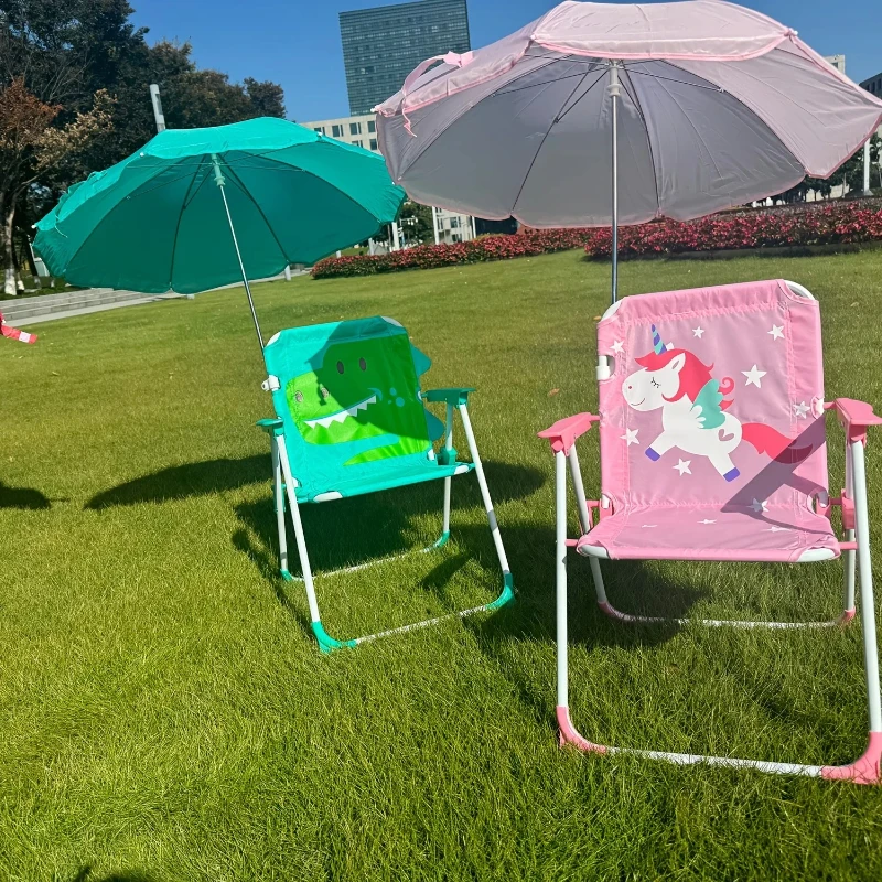 Kids Folding Chair with Sun Um - Kids Outdoor Umbrella Chair recension och pris