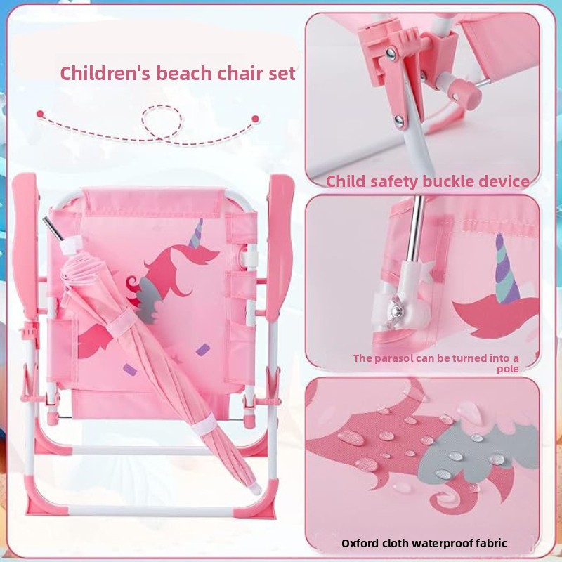 Kids Folding Chair with Sun Um - Kids Outdoor Umbrella Chair recension och pris
