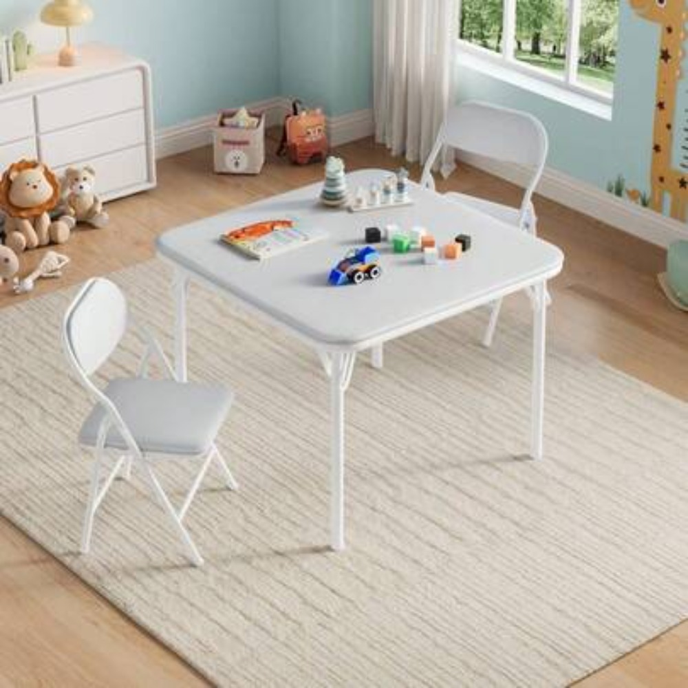 Kids Folding Table and Chairs  - Kids Outdoor Dining Set recension och pris