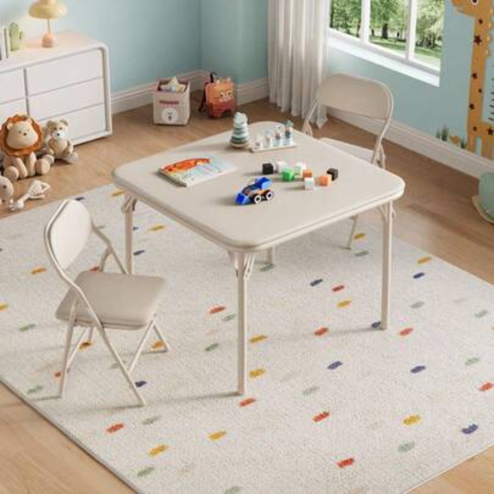 Kids Folding Table and Chairs  - Kids Outdoor Dining Set recension och pris