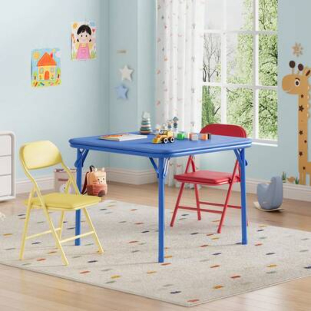 Kids Folding Table and Chairs  - Kids Outdoor Dining Set recension och pris