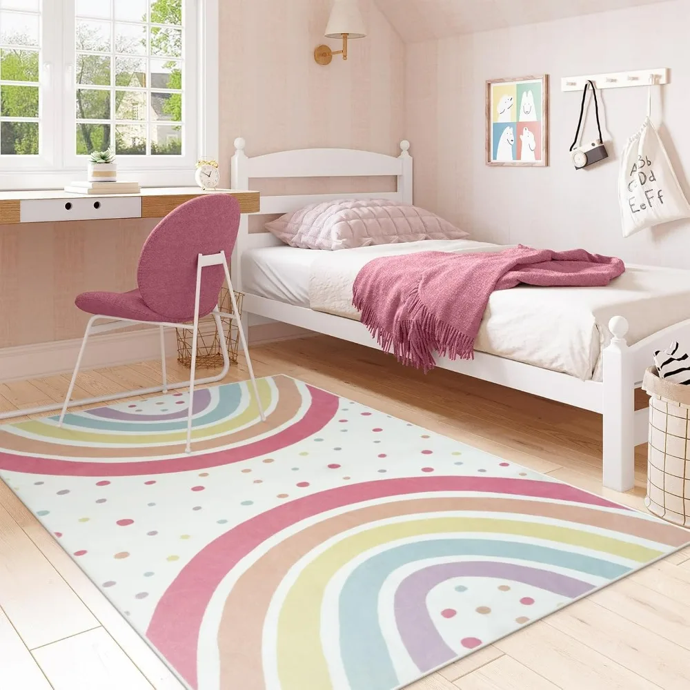1pc Colorful Dot Boho Rainbow  - Kids Outdoor Lounge recension och pris