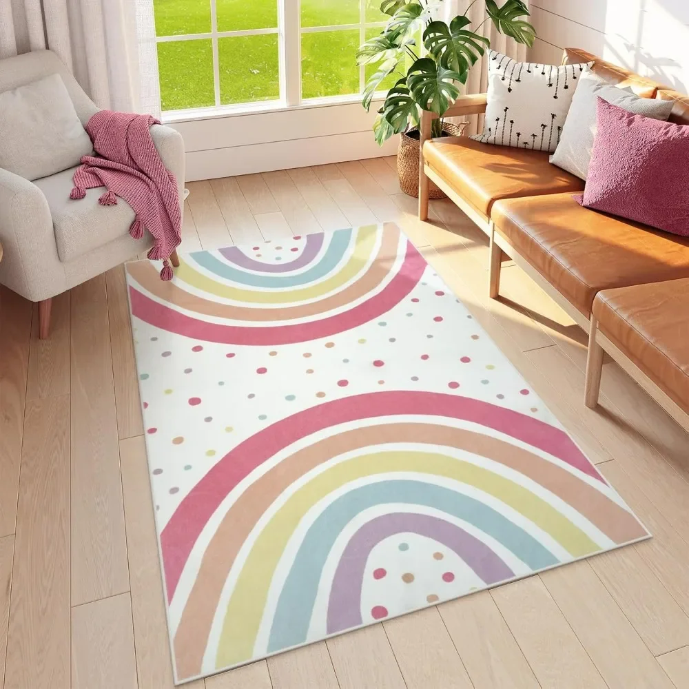 1pc Colorful Dot Boho Rainbow  - Kids Outdoor Lounge recension och pris