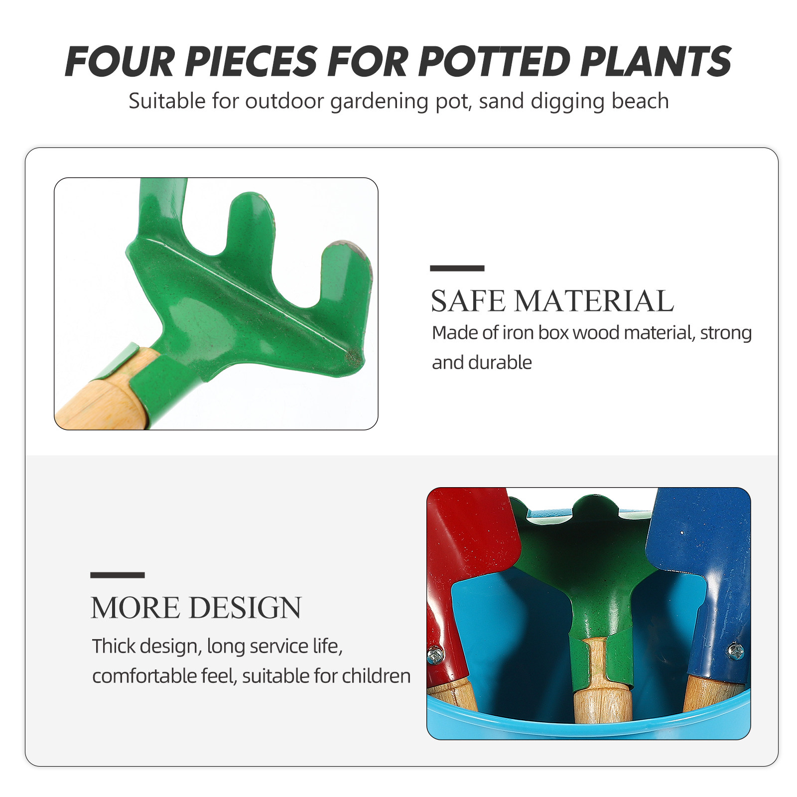1Set Beach Sand Bucket Set Com - Kids Outdoor Garden Set recension och pris