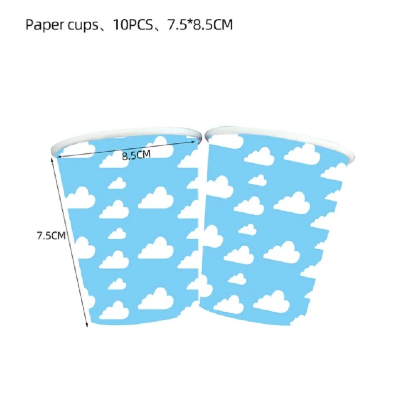 Toy Theme Party Blue Sky White - Kids Outdoor Dining Set recension och pris