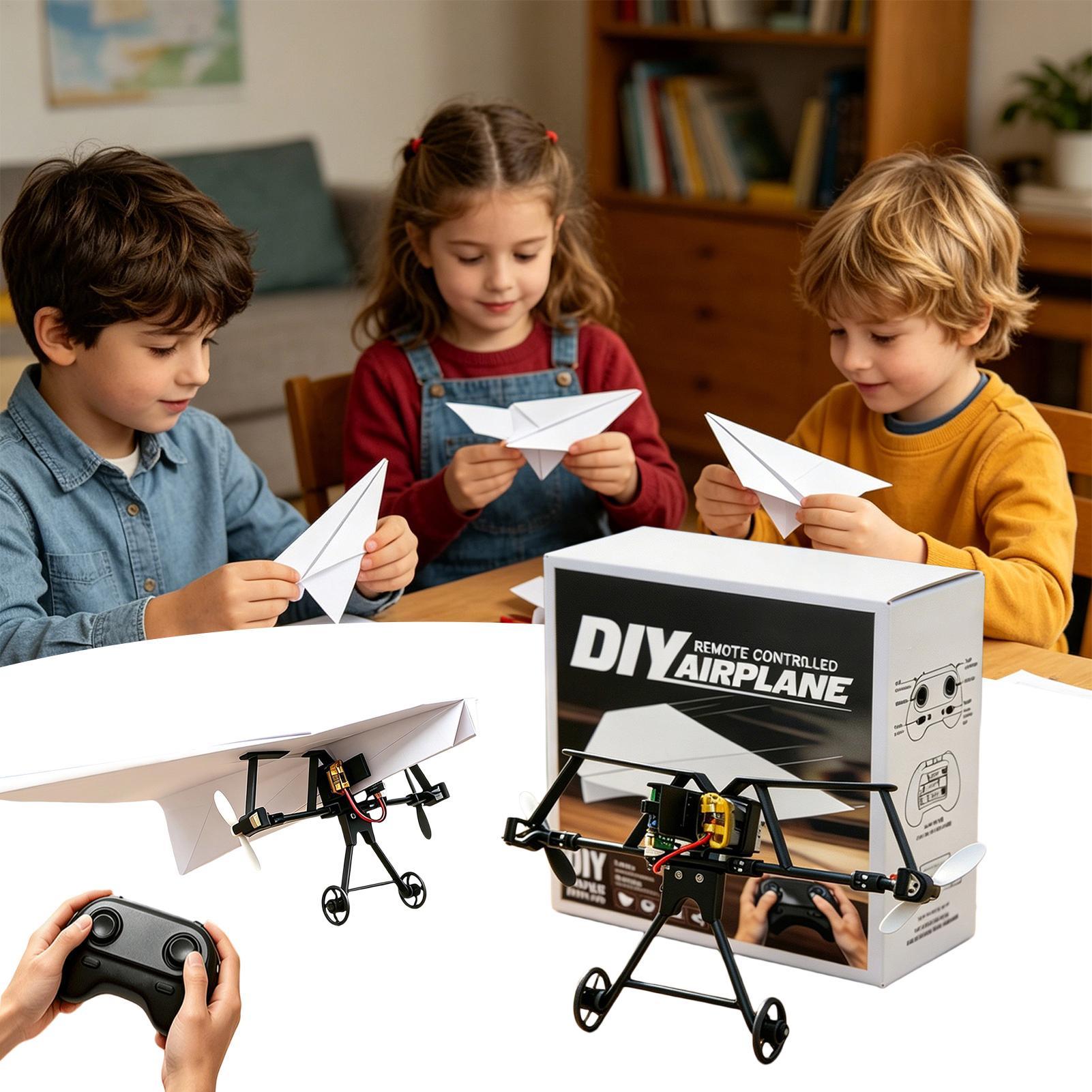 DIY RC Paper Airplane Kit Plan - Kids Outdoor Fun recension och pris