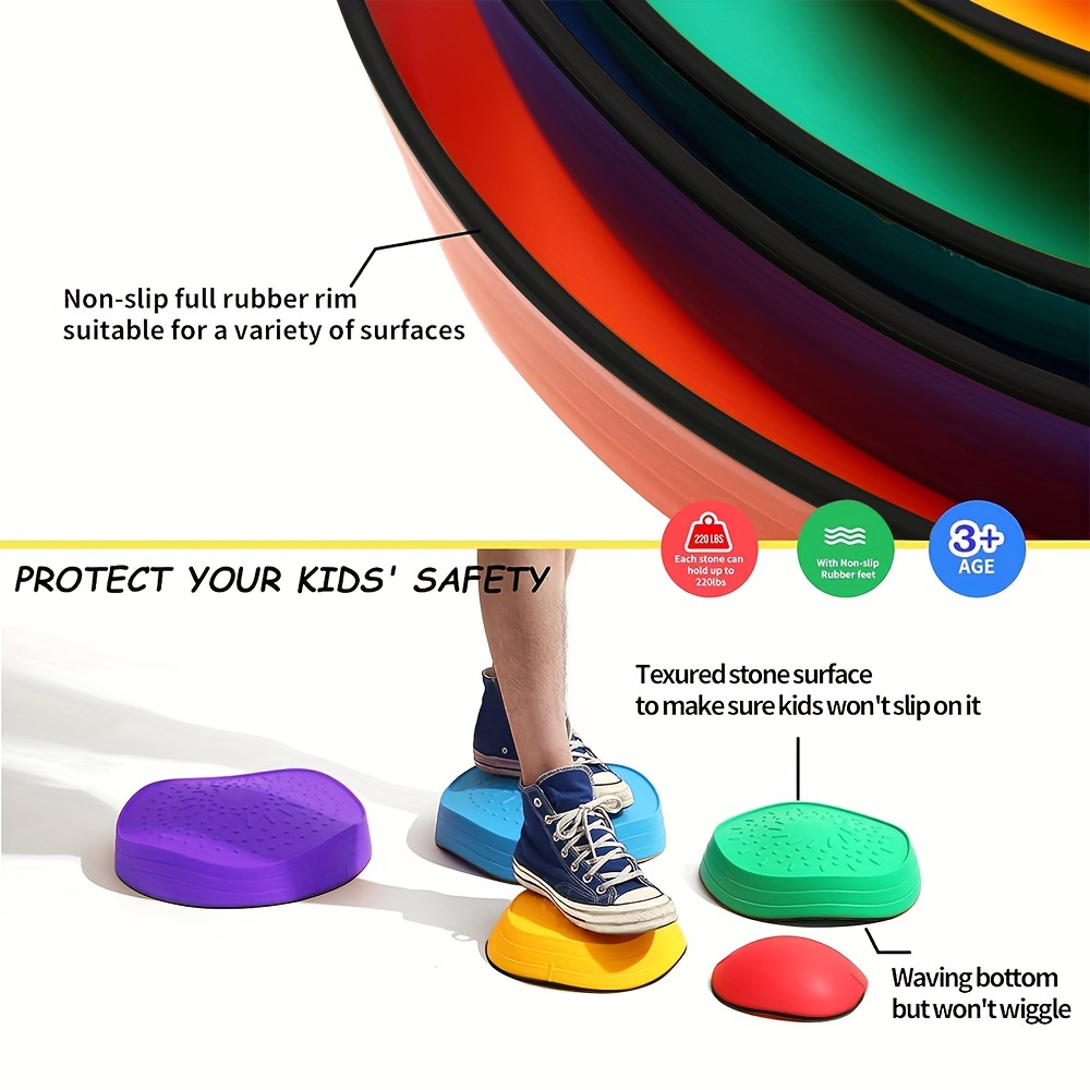 5Pcs/set Balance Stepping Ston - Stepping Stone Foam recension och pris