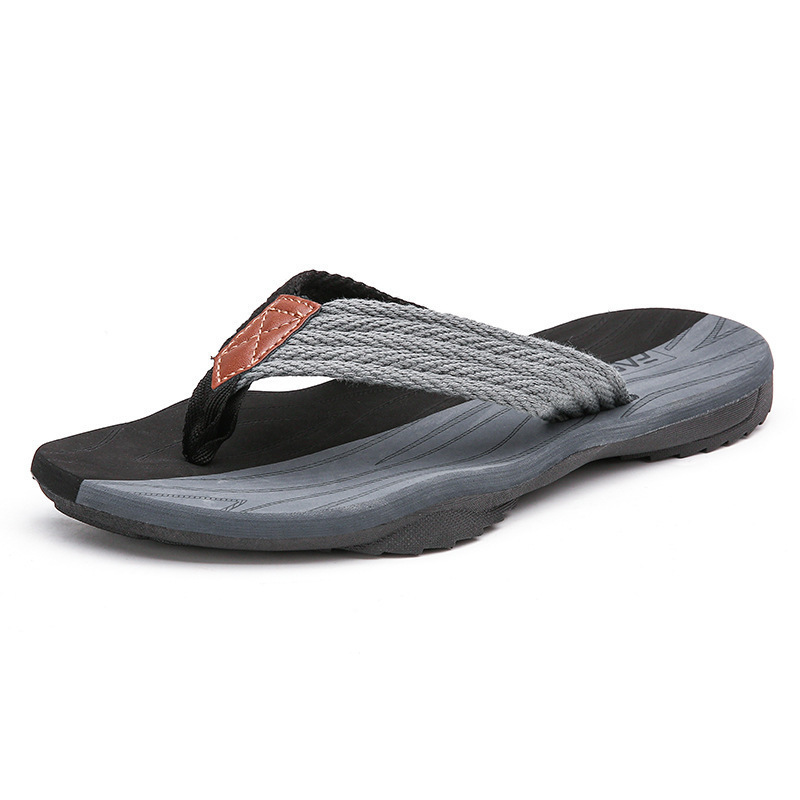 Men's Woven Striped Flip-flops - Kids Outdoor Equipment recension och pris