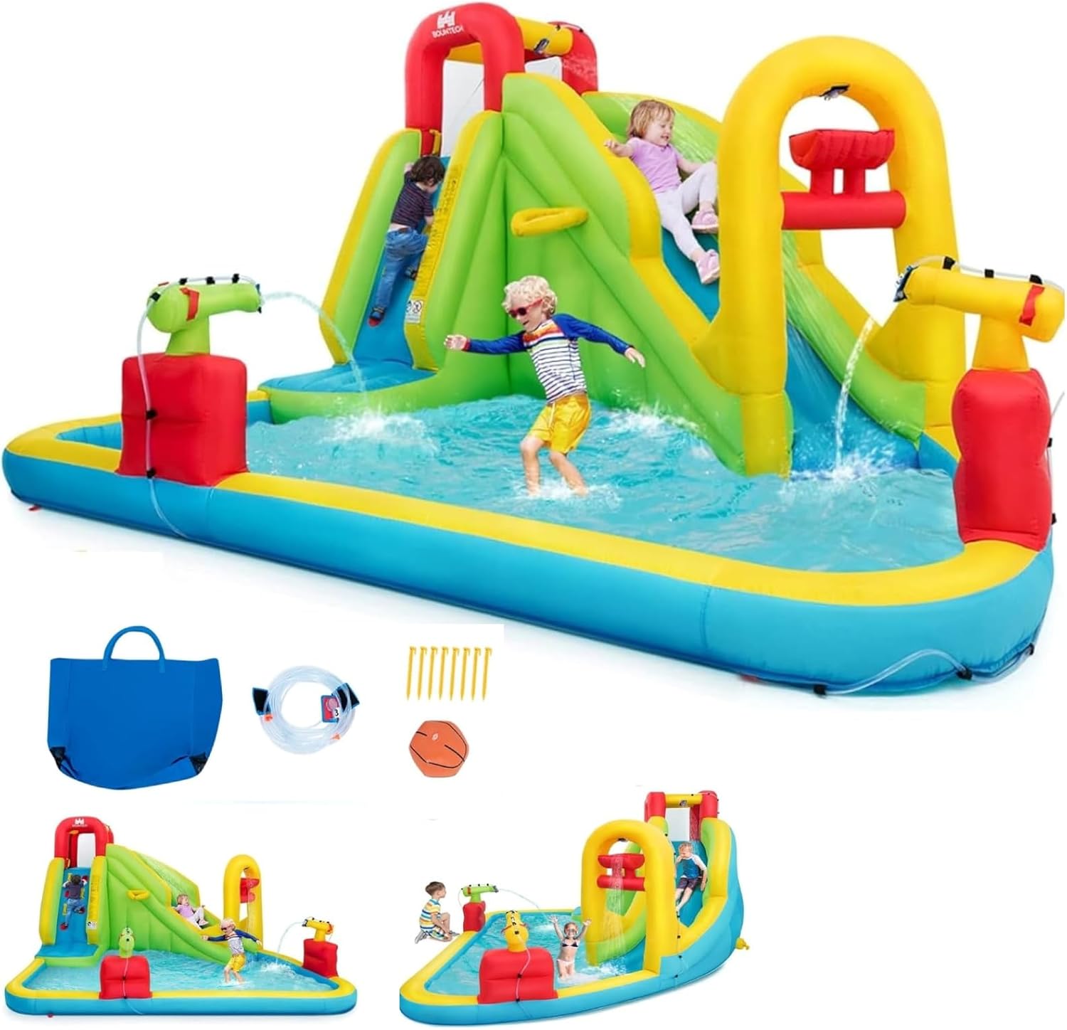Mega Inflatable Water Park Bou - Kids Outdoor Fun recension och pris