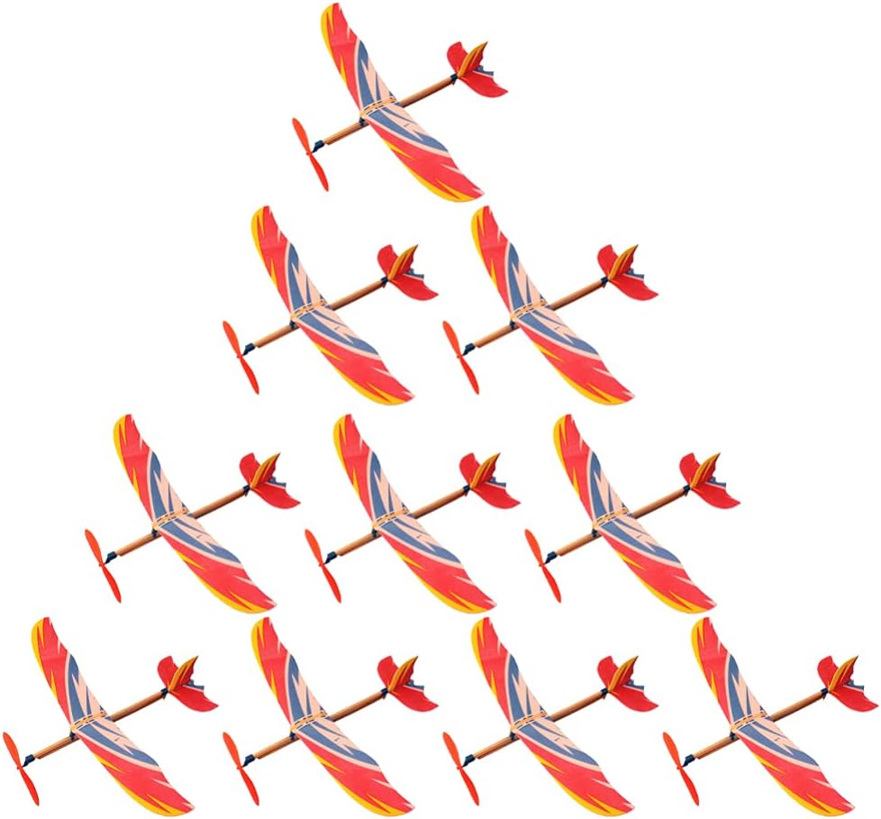 10PCS Airplane Model Rubber Ba - Kids Outdoor Fun recension och pris