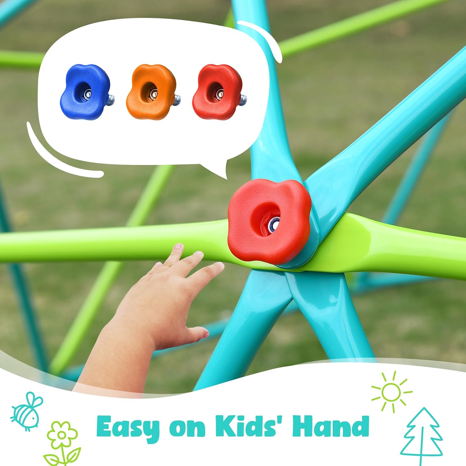 10 ft Climbing Dome Swing Set  - Kids Outdoor Gym recension och pris