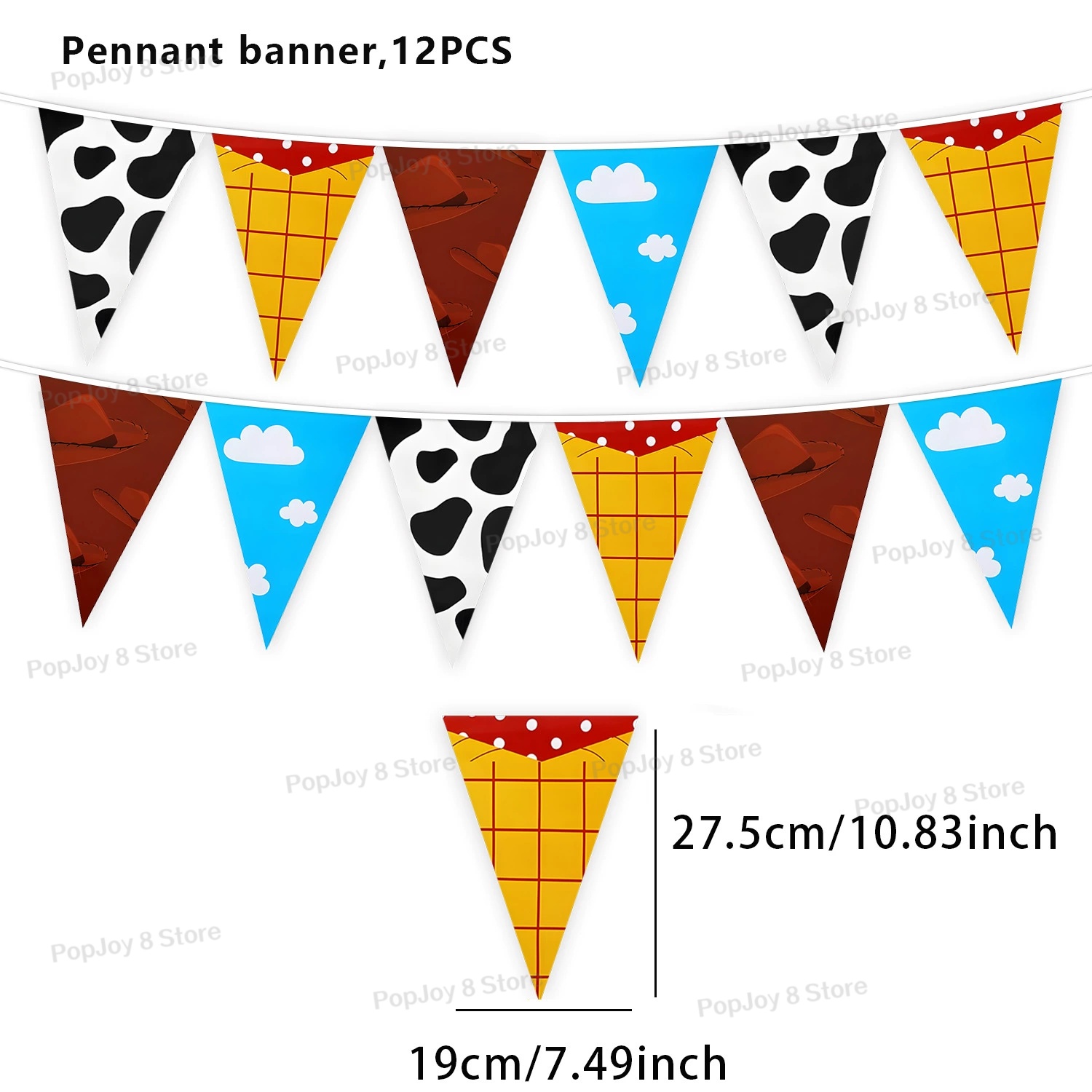 12Pcs Toy Theme Cartoon Story  - Kids Outdoor Dining Set recension och pris