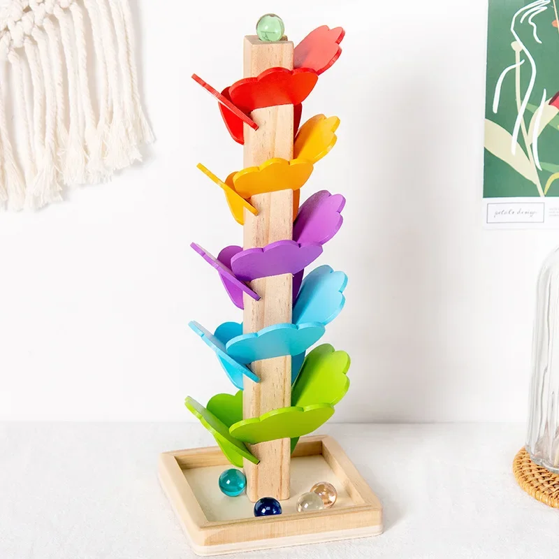 Wooden Rainbow Music Tree Ball - Stepping Stone Foam recension och pris