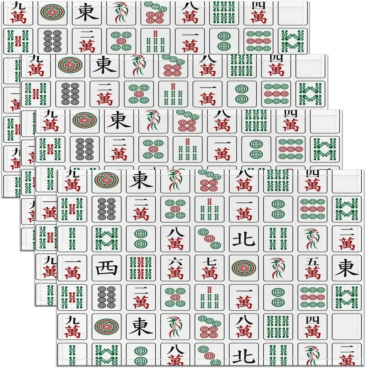 Chinese Game Placemats Set of  - Kids Outdoor Dining Set recension och pris