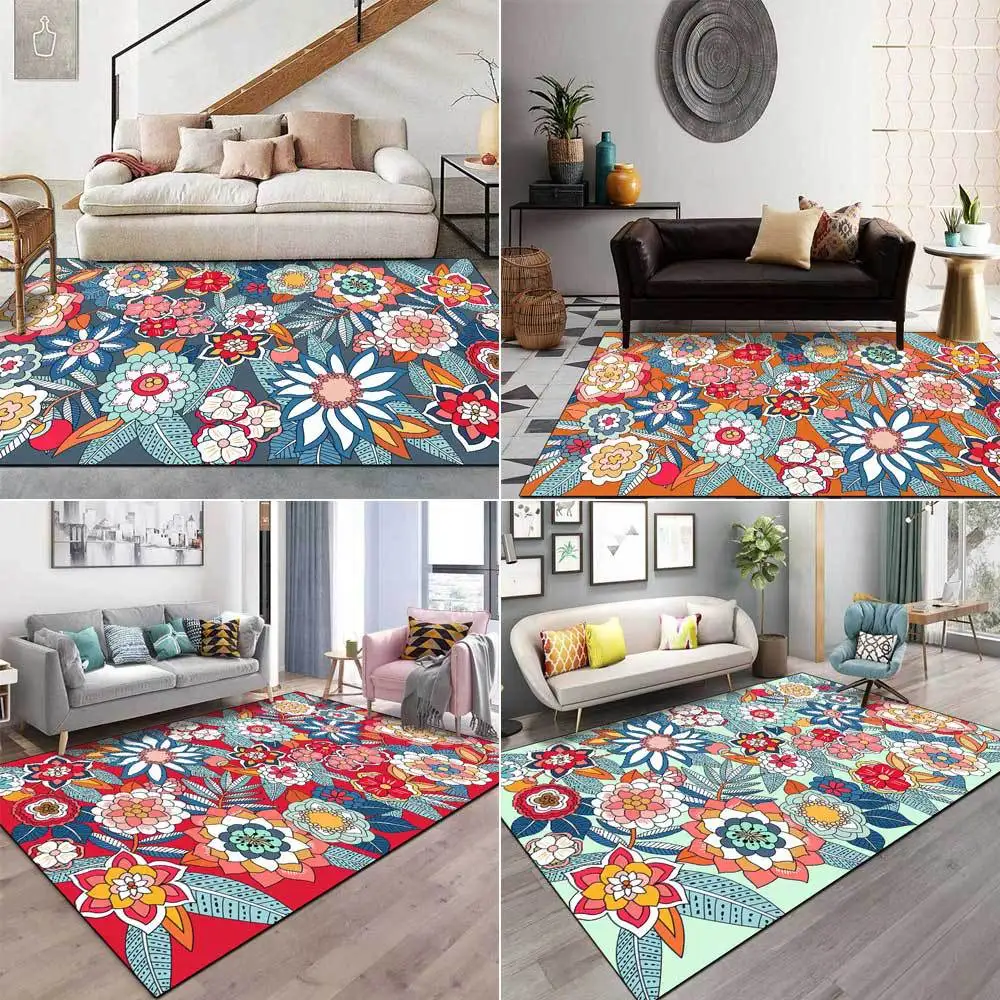 3D Colorful Flower Carpets For - Kids Outdoor Lounge recension och pris