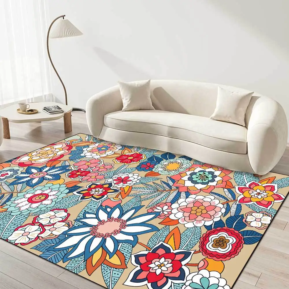 3D Colorful Flower Carpets For - Kids Outdoor Lounge recension och pris